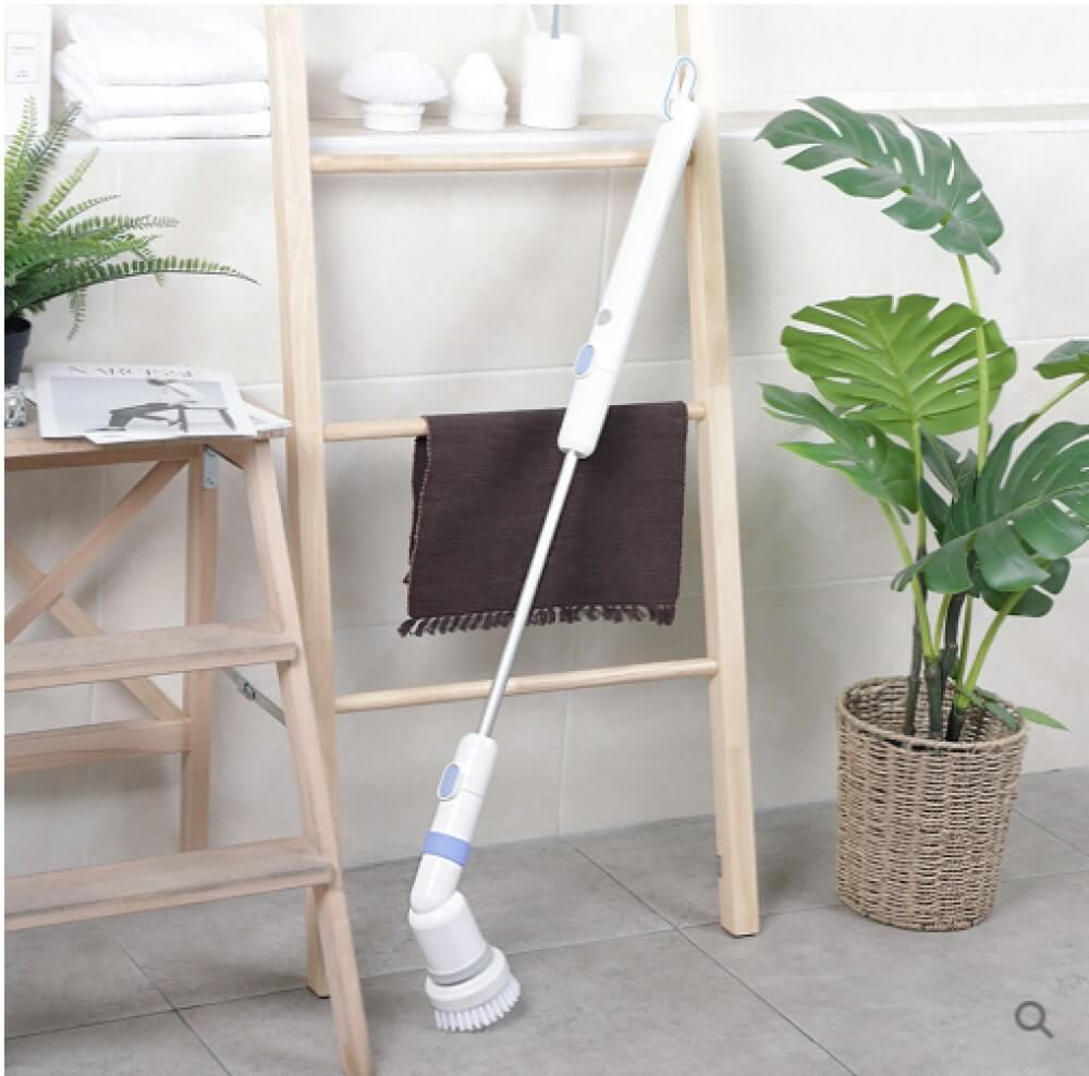 ABKO OHELLA Neospin Wireless Bathroom Scrubber NS03 Standing