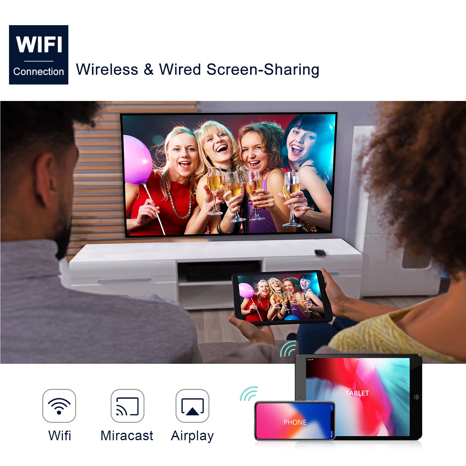 Vankyo Burger 101 Mini Projector - eplanetworld