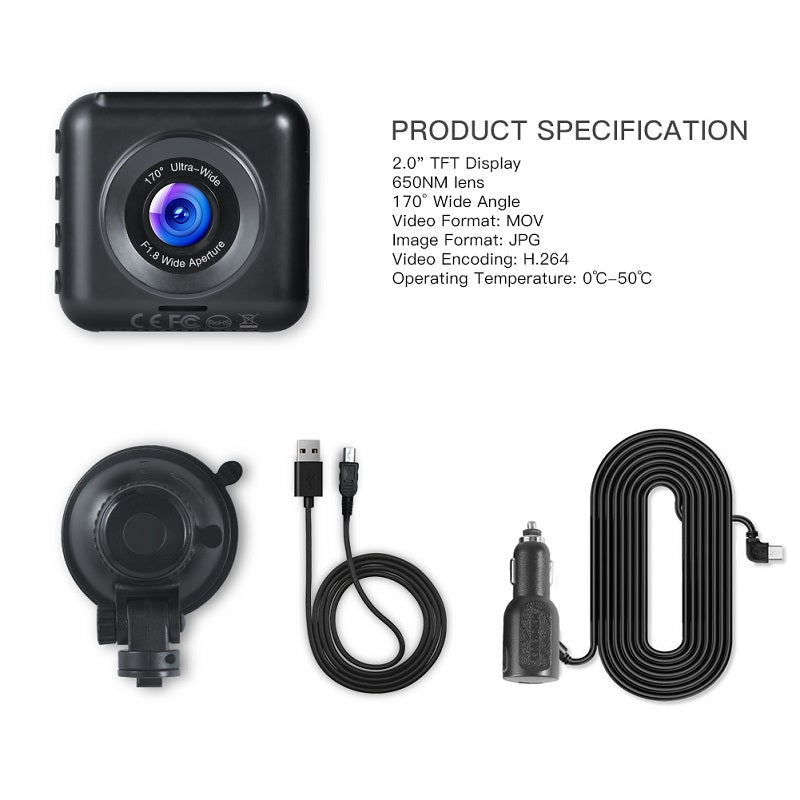 Apeman C420D Dual Lens Dash Camera - eplanetworld