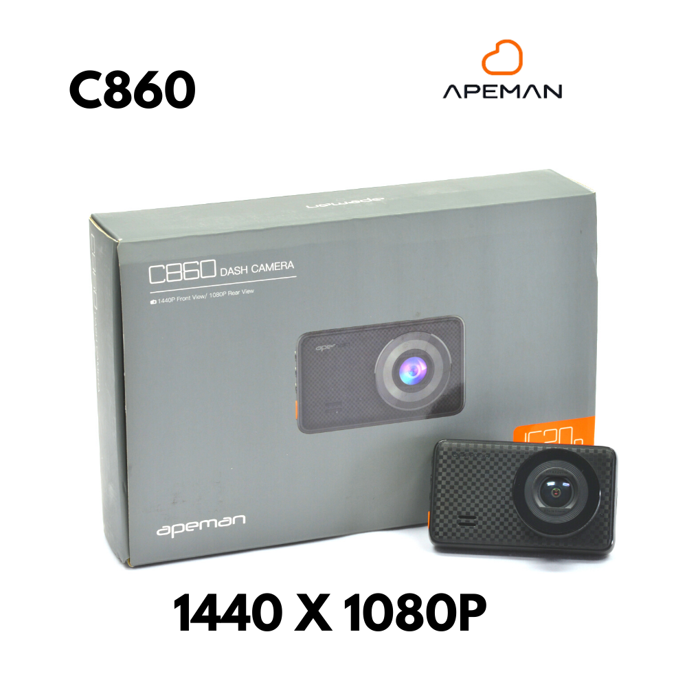 APEMAN C860 Dual Lens Dash Camera - eplanetworld