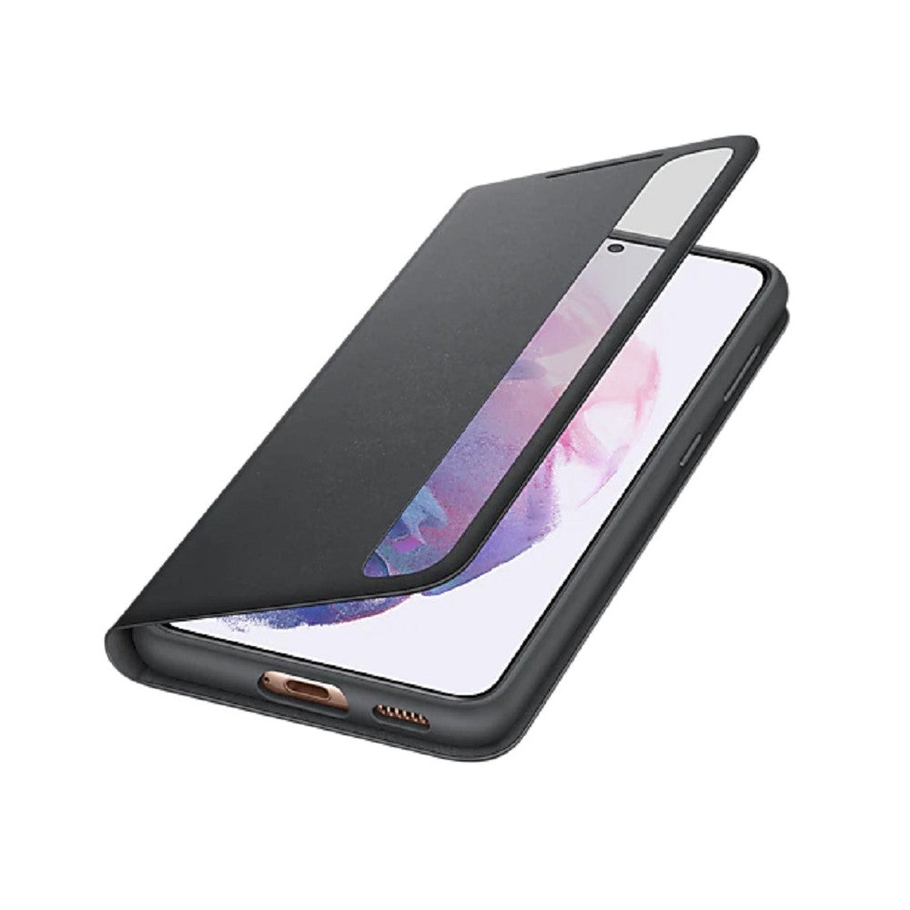 Samsung Galaxy S21 Smart Clear View Cover - Black - eplanetworld