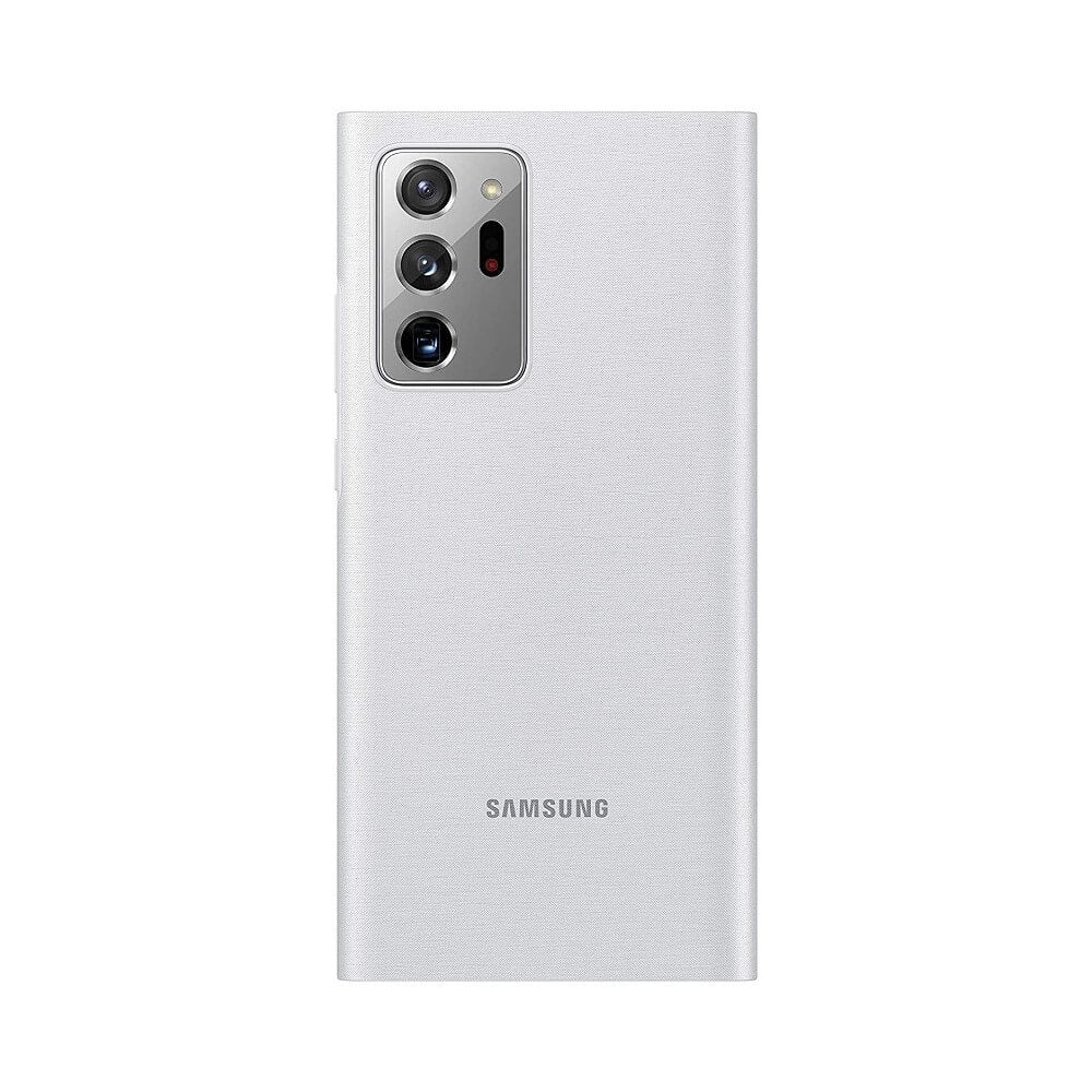 Samsung Note20 LED View Cover Silver, Back View