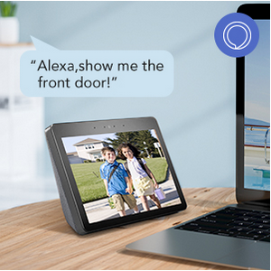Front door online cctv with monitor