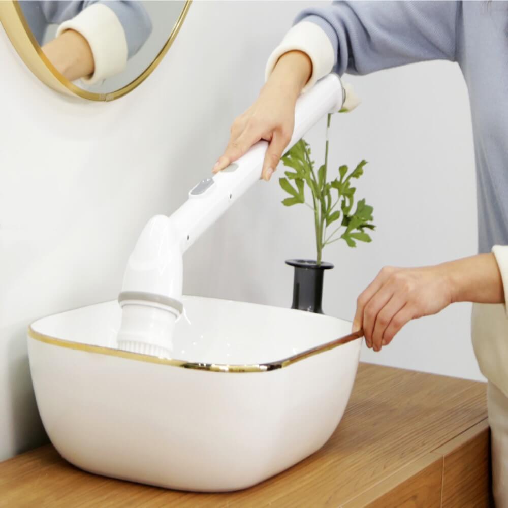 ABKO Wireless Electric Spin Bathroom Scrubber - Lifestyle 2