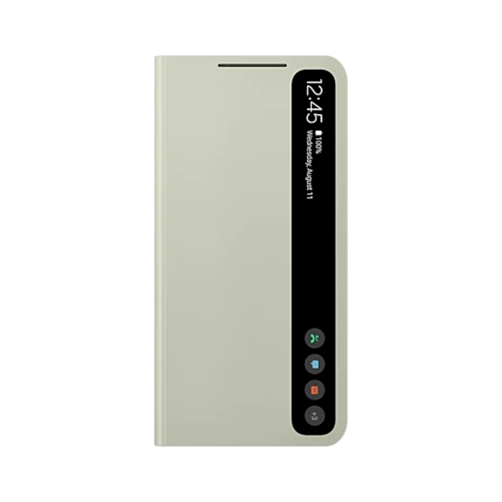 Samsung Galaxy S21 FE Smart Clear View Cover - Olive - eplanetworld