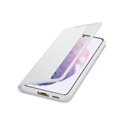Samsung Galaxy S21 Smart Clear View Cover - Light Gray - eplanetworld